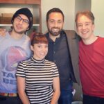 Derek Muller Instagram - Today, this. Tomorrow, the world. @jakerawr @astvintagespace @tomscottgo #youtubespacela