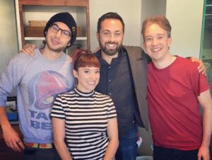 Derek Muller Instagram - Today, this. Tomorrow, the world. @jakerawr @astvintagespace @tomscottgo #youtubespacela