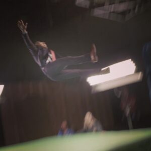 Derek Muller Instagram - Yes, I do my own stunts.

This was for the latest VSauce3 video: Could You Survive The Movies? Die Hard edition. I got to play Hans Gruber - check it out!