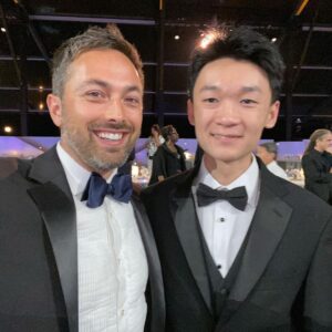 Derek Muller Instagram - Hanging out with the winner of the Breakthrough Junior Challenge, Jeffrey Chen. Did a great job of explaining neutrino astronomy. He’s one to watch!