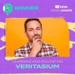 Derek Muller Instagram - Think I’ve pulled more all nighters this year than in all previous years combined. So it feels good that the hard work was appreciated. This channel is a team effort starting with my wife, Raquel, to the full-timers Petr and Emily, to regular contributors Trenton, Ivàn, Jonny, Stephen, all the animators, consultants, experts, interviewees. And everyone who has watched the videos. Literally could not have done it without you - thanks for your ongoing support. We will do our best to continue to earn it. Thanks @streamys !!