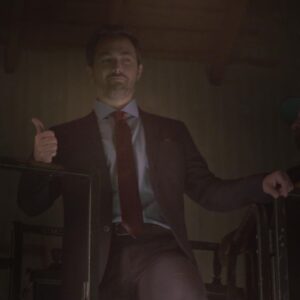 Derek Muller Instagram - Yes, I do my own stunts.

This was for the latest VSauce3 video: Could You Survive The Movies? Die Hard edition. I got to play Hans Gruber - check it out!