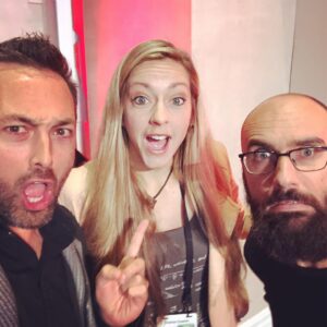 Derek Muller Instagram - How to selfie. 👈🏼Swipe
#creatorsummit