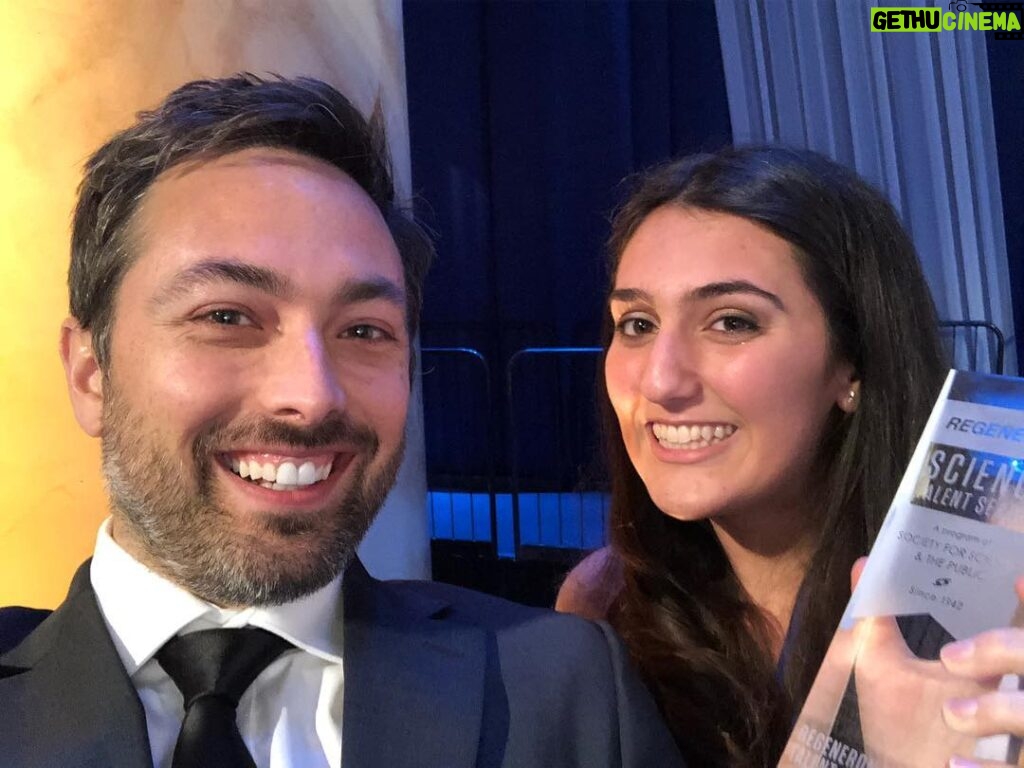 Derek Muller Instagram - …and the winner of the @Regeneron Science Talent Search is Ana Humphrey! Huge congratulations to her and look for my video next month on YouTube for a full recap from the event. @Society4Science #RegeneronSTS #sponsored National Building Museum