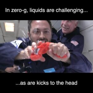 Derek Muller Instagram - The most commented part of my zero-g video was...
