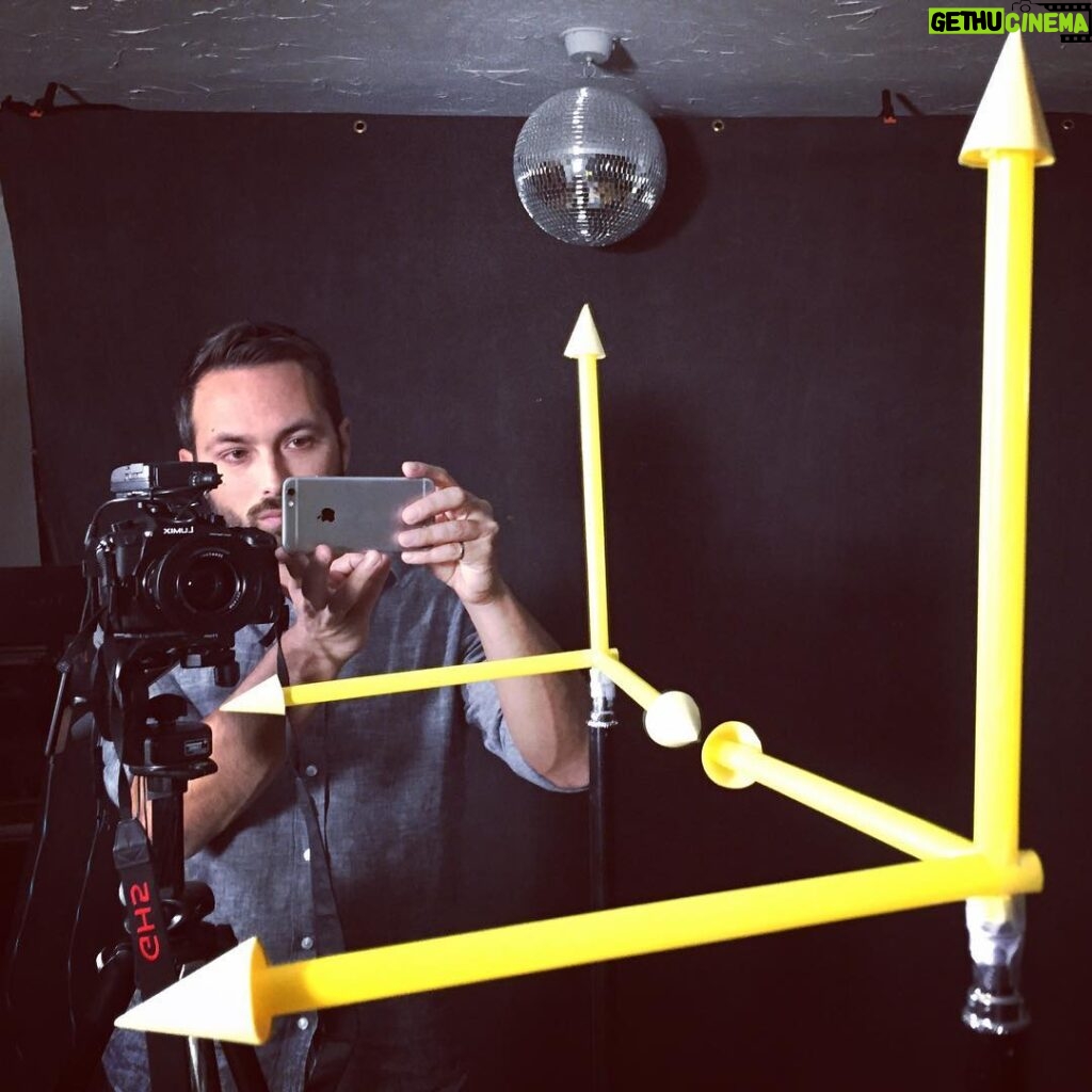 Derek Muller Instagram - Get your axes ready, new video coming soon! And it has nothing to do with disco balls Los Angeles, California