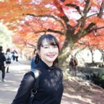 Devi Kinal Putri Instagram - Autumn in Nara😍 . ft anak ngantuk
