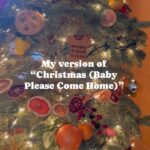 Devon Gilfillian Instagram - decorating the tree. you can stream my version of this classic song wherever you listen to music 🥰🎄