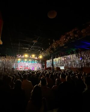 Devon Gilfillian Instagram - Wow, I feel like I just woke up from the insanity that was Sunday night. I can’t believe how perfect everything turned and and what a blast it was 😭. To all of the artists who transformed themselves into disco gods (IG won’t let me tag everyone 😩), thank you so much for making Sunday night extra special. To my band, y’all are legends for learning these tunes so quickly and executing the fugk out of them, thank you. Thank you @jonathansmalt for organizing and herding all the disco cats. Thank you @omgigi for turning @eastsidebowl into a Disco club from 1978 🪩. Most of all, I can’t thank everyone enough that came out to ring 2024 in with us. Should we run it back next year??? Love you and happy new year! 🎊🕺🏽💃🏽