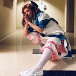 Devon Hales Instagram - More theâtre? The character I was rehearsing while we shot eps. 8/9/10, and performed after we wrapped. The Nether 🤖👄🐰🪓 for Theater Emory.