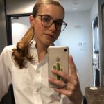 Devon Hales Instagram - April Stevens In Glasses™️ knows if you’re making your friends and family finish @teenagebountyhunters or not. April Stevens In Glasses™️ sees all 😈
