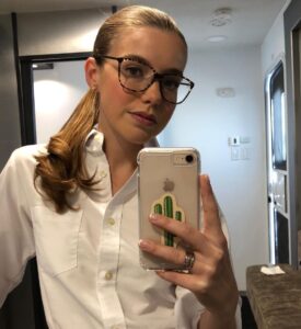 Devon Hales Instagram - April Stevens In Glasses™️ knows if you’re making your friends and family finish @teenagebountyhunters or not. April Stevens In Glasses™️ sees all 😈