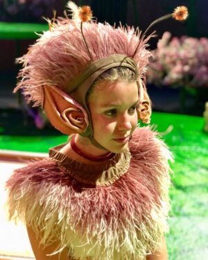 Devon Hales Instagram - 2 years ago I was doing something a little different 🧚‍♀️ Playing Hermia (& others) in the Atlanta Botanical Garden for the Alliance Theatre, and sweating my whole entire ASS off 😅. Would you like me to occasionally share some theatre stuff like this Or just TBH content?