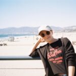 Devon Hales Instagram - I cried a lot this particular day. But I’m very thankful that @charityfaith captured this in between the tears. It reminds me of all the progress I’ve made since then. Grief is a bitch. 💛 Santa Monica Pier