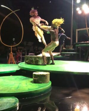 Devon Hales Instagram - 2 years ago I was doing something a little different 🧚‍♀️ Playing Hermia (& others) in the Atlanta Botanical Garden for the Alliance Theatre, and sweating my whole entire ASS off 😅. Would you like me to occasionally share some theatre stuff like this Or just TBH content?