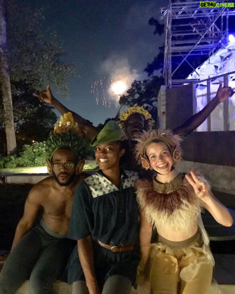 Devon Hales Instagram - 2 years ago I was doing something a little different 🧚‍♀️ Playing Hermia (& others) in the Atlanta Botanical Garden for the Alliance Theatre, and sweating my whole entire ASS off 😅. Would you like me to occasionally share some theatre stuff like this Or just TBH content?