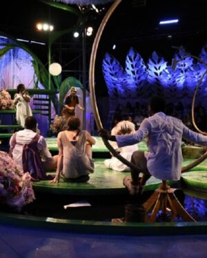 Devon Hales Instagram - 2 years ago I was doing something a little different 🧚‍♀️ Playing Hermia (& others) in the Atlanta Botanical Garden for the Alliance Theatre, and sweating my whole entire ASS off 😅. Would you like me to occasionally share some theatre stuff like this Or just TBH content?