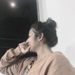 Dhanya Ananya Instagram - the moon’s unwillingness to be photographed #seeing #beingseeing 🌚🌑