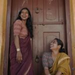 Dhanya Ananya Instagram - I am my own muse! Dop : @rahim_ibn_rasheed inframe: @kanmaniii3 @shilpachandran__ location : mattanchery #fridakahlo #sari #portraitphotography #streetphotography #tamil #mattancherry Mattancherry