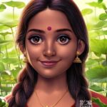 Dhanya Ananya Instagram - it’s very beautiful to see how you look in someone’s imagination @seerowunni every time I see myself in your work I wonder I smile ♥️ Love 🦋🥰🥀