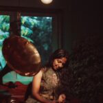 Dhanya Ananya Instagram - Dearest Dhanya 💙 Muse: @kanmaniii3 ❤️ Location: @tatvadesignelement Costumes by : @tatvadesignelement Thanks to : @binee_30 ❤️ #canonphotograph #canon_photos #canonphoto #instagram #muse #instaedit #moodyinsta #moodytones #moodygrams #smile #glow #warmth Kochi, India