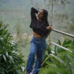 Dhanya Ananya Instagram - Keeping previous moments in mind #itsraining 🌧️ PC : @lalu_daz Behind this physical fitness I have a wonderful human who was constantly with me; @sanilkb_ I trust you and your process lot; and am keep on doing that ♥️ @powerhousefitnesscentre2020 💪 Waynad