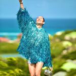 Di Mondo Instagram - 8:39pm “gotta flow with life like water/ hay que fluir en al vida como el agua” #HappyNewYear #2023 #Joy #Dream #Love #DiMondo Monday January.2.2023 #SaintBarth Bag: @ericjavits Outfit: @oscardelarenta Photo: @shkylar @instagram Saint Barthélemy, the Caribbean Islands