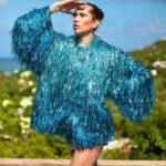 Di Mondo Instagram - 8:39pm “gotta flow with life like water/ hay que fluir en al vida como el agua” #HappyNewYear #2023 #Joy #Dream #Love #DiMondo Monday January.2.2023 #SaintBarth Bag: @ericjavits Outfit: @oscardelarenta Photo: @shkylar @instagram Saint Barthélemy, the Caribbean Islands