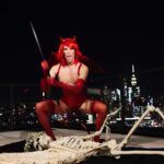 Di Mondo Instagram - 8:25 “the good and the evil / el bien y el mal” #HappyHalloween #Devil #Angel #DiMondo Monday October.31.2022 #NewYork Photo: @adriannina Edit: @_alisa_grabko_ @instagram New York, New York