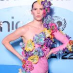 Di Mondo Instagram - 8:59pm “Wonderful to celebrate and support @unicef @luisaviaroma for the children of Ukraine / Maravilloso poder celebrar y apoyar a @unicef ​​@luisaviaroma para los niños de Ucrania” #Unicef #LVRxUnicef #EricJavits #DiMondo Sunday July.31.2022 #Capri Headpiece: @ericjavits Outfit designed by: me Made by: @guillermocouture Flower work by: @ericjavits team @instagram Certosa di San Giacomo
