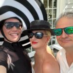 Di Mondo Instagram - 9:06pm “Thank you @maria_fishel and Kenneth for having me at the Polo Hamptons / Gracias @maria_fishel y Kenneth por tenerme en el Polo Hamptons“ #Polo #BlackAndWhite #PoloHamptons #EricJavits #DiMondo Saturday July.23.2022 #TheHamptons Hat: @ericjavits @instagram Bridgehampton, New York