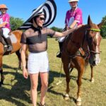 Di Mondo Instagram - 9:06pm “Thank you @maria_fishel and Kenneth for having me at the Polo Hamptons / Gracias @maria_fishel y Kenneth por tenerme en el Polo Hamptons“ #Polo #BlackAndWhite #PoloHamptons #EricJavits #DiMondo Saturday July.23.2022 #TheHamptons Hat: @ericjavits @instagram Bridgehampton, New York