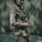 Dian Sastrowardoyo Instagram - The distinctive Kebaya Janggan from Yogyakarta derives its name from the Javanese term “Janggan,” eloquently signifying an ensemble that gracefully covers the neck. By bringing Kebaya Janggan into the spotlight, @hagaipakan initially sought to elevate the fashion allure of the costume showcased in Gadis Kretek. View the article via the link in bio. @therealdisastr wears a custom-made organza Kebaya Janggan with #SAPTOJOPattern Kadazan leitmotifs and Sitta Heels, both in Nero palette. Photographer: @bramsky.bramsky Fashion Stylist: @hagaipakan Makeup Artist: @ryanogilvy Hair Stylist: @iwanetaufik_hair Location: @thedharmawangsa #SAPTOJOHeritage #SAPTOJOBerkain #SAPTOJOEditorial