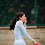 Dian Sastrowardoyo Instagram - Oops! That moment when the tennis ball decides it wants to explore outside the court boundaries. 😅 Sorry guys, udh kelamaan ga latian ni.. 📷 @snap.nuel