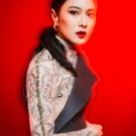 Dian Sastrowardoyo Instagram - Ratu Adil is here. Wearing @hiantjen Make up by @maharani_nilla_makeup Hair by @ichanaahair Styled by @hagaipakan Photographed by @armanfebryan