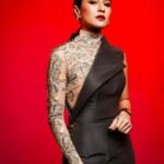 Dian Sastrowardoyo Instagram - Ratu Adil is here. Wearing @hiantjen Make up by @maharani_nilla_makeup Hair by @ichanaahair Styled by @hagaipakan Photographed by @armanfebryan