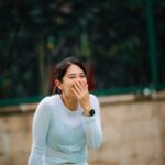 Dian Sastrowardoyo Instagram - Oops! That moment when the tennis ball decides it wants to explore outside the court boundaries. 😅 Sorry guys, udh kelamaan ga latian ni.. 📷 @snap.nuel