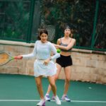 Dian Sastrowardoyo Instagram - Oops! That moment when the tennis ball decides it wants to explore outside the court boundaries. 😅 Sorry guys, udh kelamaan ga latian ni.. 📷 @snap.nuel