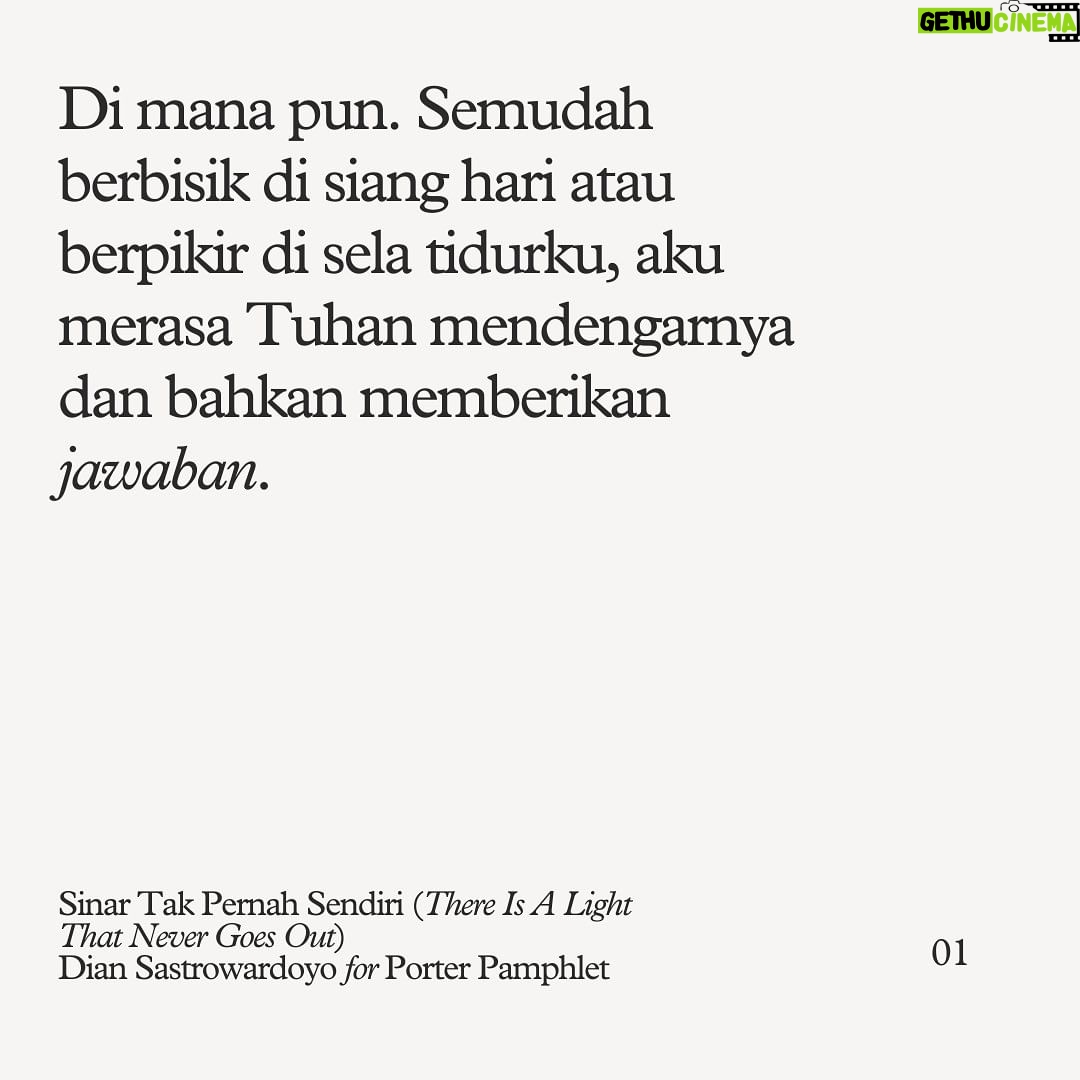 Dian Sastrowardoyo Instagram - award-winning actress, producer, & author Dian Sastrowardoyo for Porter 01. read a preview of her prose in our newsletter & buy the exclusive edition of Porter No.01. available for a limited time. purchase through the link in bio.