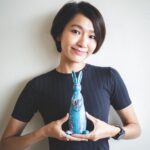 Diane Lin Instagram – 響應 #創世基金會 第33屆 #寒士吃飽 30活動，畫了一隻藍色的宇宙銀河兔寶寶，請大家來把她領養回家🐰💙

#兔寶競標中：競標所得都將用來協助第33屆寒士吃飽30尾牙，活動詳情請見創世基金會粉絲專頁，連結在簡介處。