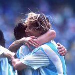 Diego Maradona Instagram - Muchas gracias por las emociones, y por tu amistad. Muy feliz cumple @claudiocaniggia7 🇦🇷⚡️