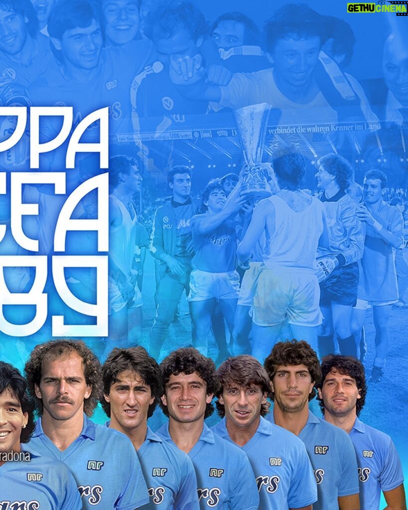Diego Maradona Instagram - Un altro anniversario della vittoria della Coppa UEFA del 1989. Avresti sicuramente voluto rendere omaggio ai tuoi compagni. Tutti insieme rendeste felice una città intera. E i napoletani non lo dimenticano 💙