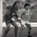 Diego Maradona Instagram - Insieme hanno lasciato tutto per dare la gioia più grande possibile a un'intera città. Caro Garellik, ti immaginiamo pronto a sfidare di nuovo papà, come facevi agli allenamenti del Napoli. Che tu possa riposare in pace, Claudio Garella 💙