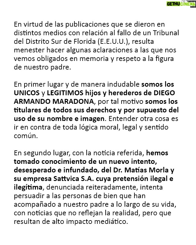 Diego Maradona Instagram - Lucharemos incansablemente para mantener vivo tu legado y tu memoria ❤️