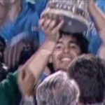 Diego Maradona Instagram - Coppa UEFA 1989: Paok, Lokomotive, Bordeaux, Juventus, Bayern, Stoccarda. Non è stato facile, ecco perché è così bello ricordarlo. Forza Napoli sempre!!! 💙