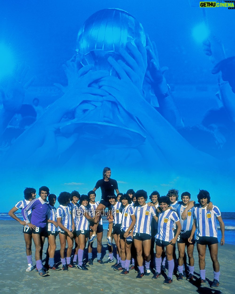 Diego Maradona Instagram - No hay m铆stica, sin memoria. Argentina Campe贸n Mundial Juvenil 1979 馃嚘馃嚪 Tokio