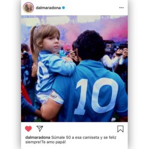 Diego Maradona Instagram - Gracias mis amores ❤️❤️ @dalmaradona @giamaradona