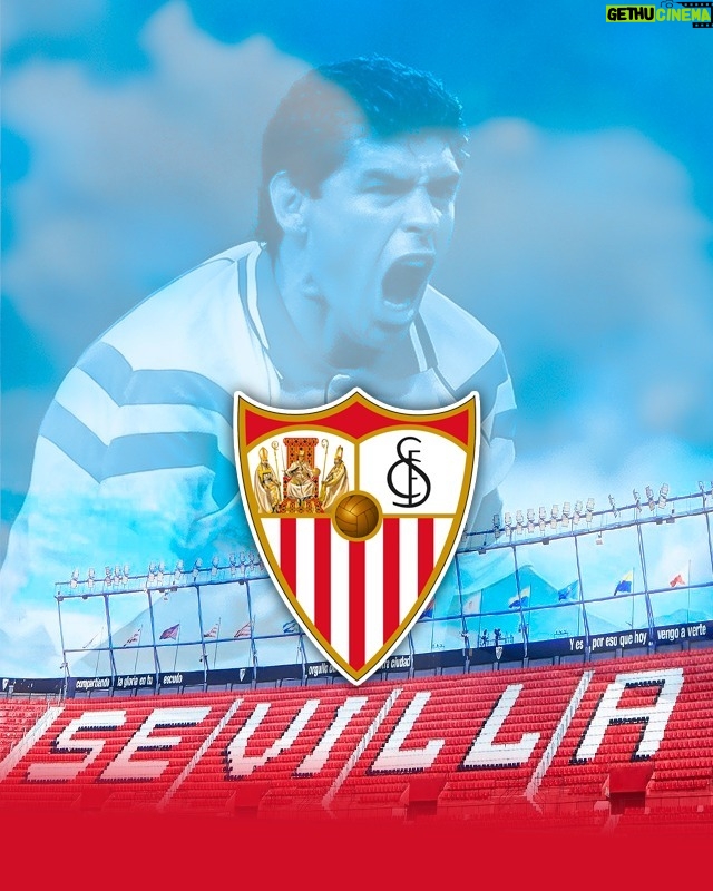 Diego Maradona Instagram - Orgullosos de ser parte de tu historia. Feliz 134 aniversario @sevillafc ❤️ Estadio Ramón Sánchez Pizjuán