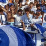 Diego Maradona Instagram - In questo giorno, nel 1984, arrivasti a Napoli. E non te ne sei più andato... 💙 Stadio Diego Armando Maradona