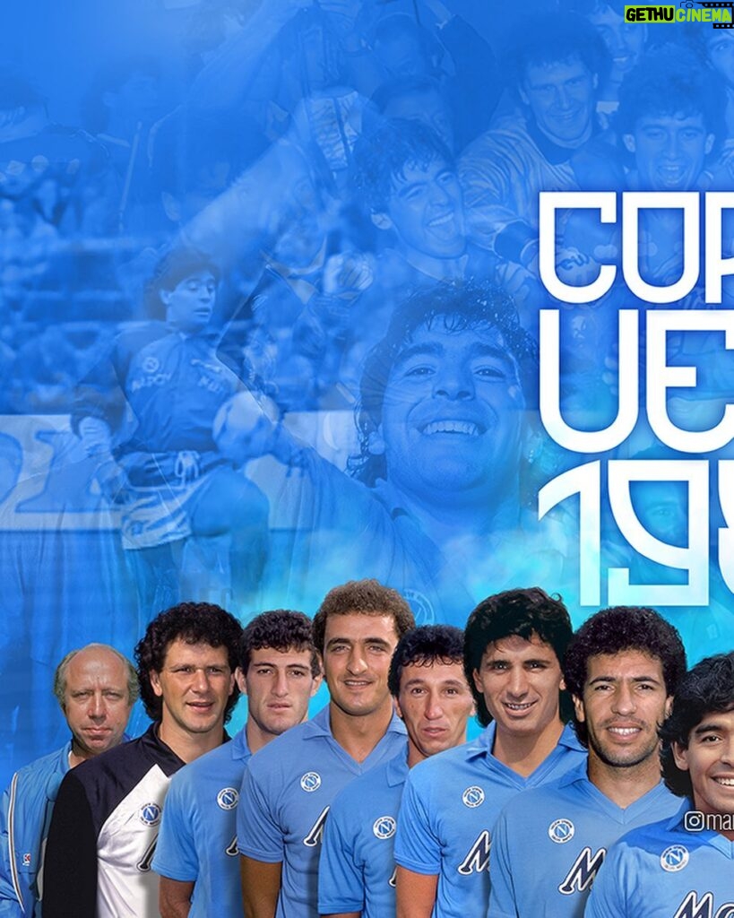 Diego Maradona Instagram - Un altro anniversario della vittoria della Coppa UEFA del 1989. Avresti sicuramente voluto rendere omaggio ai tuoi compagni. Tutti insieme rendeste felice una città intera. E i napoletani non lo dimenticano 💙